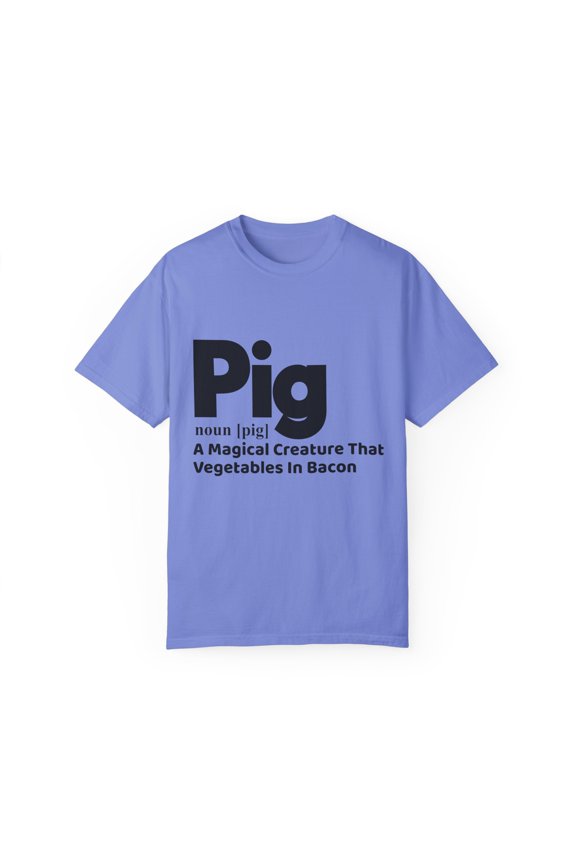 Funny Definition Pig Sayings Husband Men Farmer Pig Lover Novelty Pig Lover Husband Mom Women Wife Men Dad Unisex Garment-Dyed T-shirt