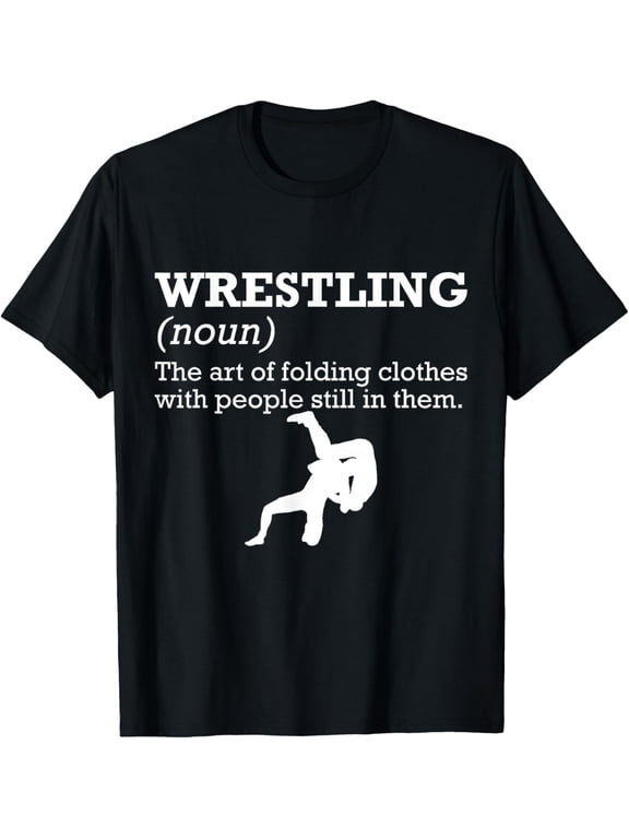Funny Definition Wrestling Wrestler Mens T-Shirt