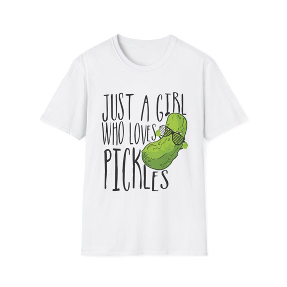 Funny Delightful Pickle Lovers Foodie Gift Unisex Softstyle T-Shirt