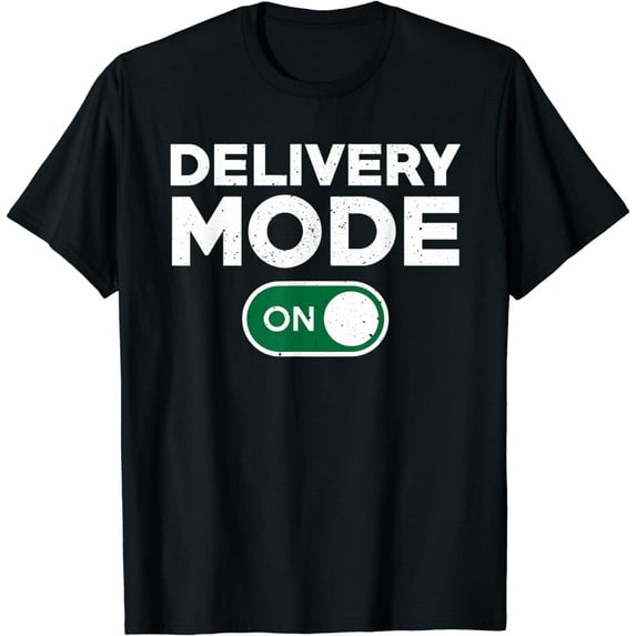 Funny Delivery Driver Costume Delivery Mode Courier T-Shirt
