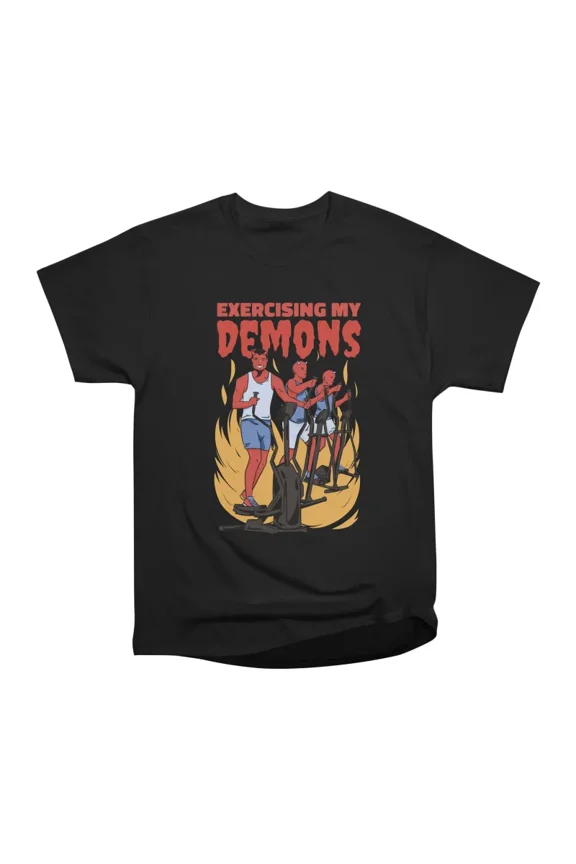 Funny Demons In The Gym T-Shirt Tee Gift For Him Merch For Her Apparel For Friend