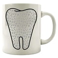 thumbnail image 1 of Funny Dentist 11 oz Coffee Mug - Tooth Health Humor White Ceramic Gift, 1 of 4