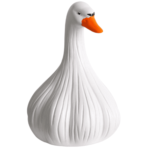 Funny Desk Goose Figurine - Desk Statue Accessories , 11.5 inch Desktop Goose Decor for Women Decor Home Desk Shelf, Goose Decor House Warming Gifts, Unique Novelty Gift, Collectible Decor C