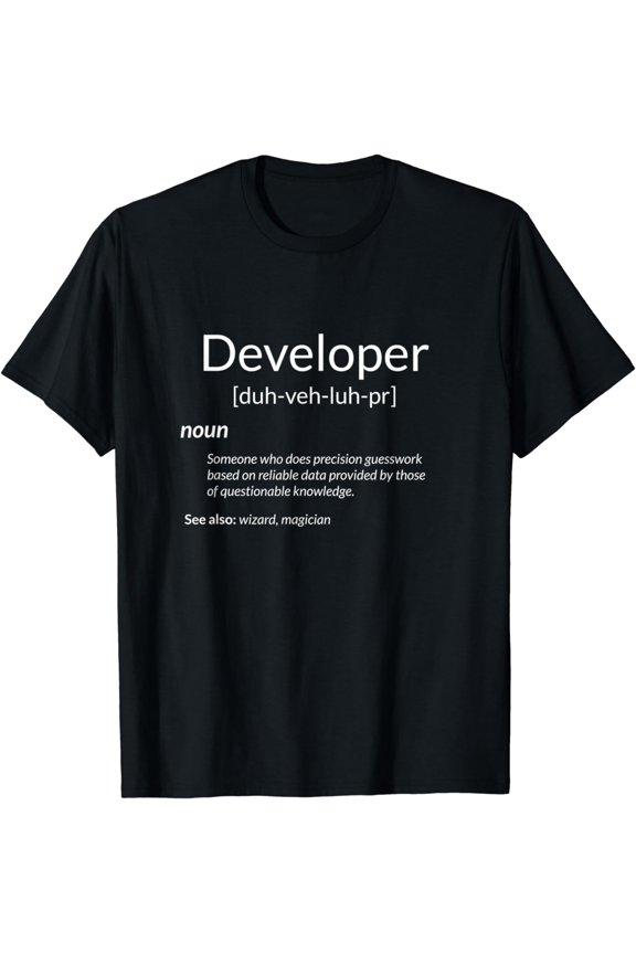 Funny Developers Developer Definition T-Shirt
