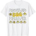 thumbnail image 1 of Funny Deviled Egg Dealer Thanksgiving T-Shirt,Top Tees,Whiet, 1 of 4
