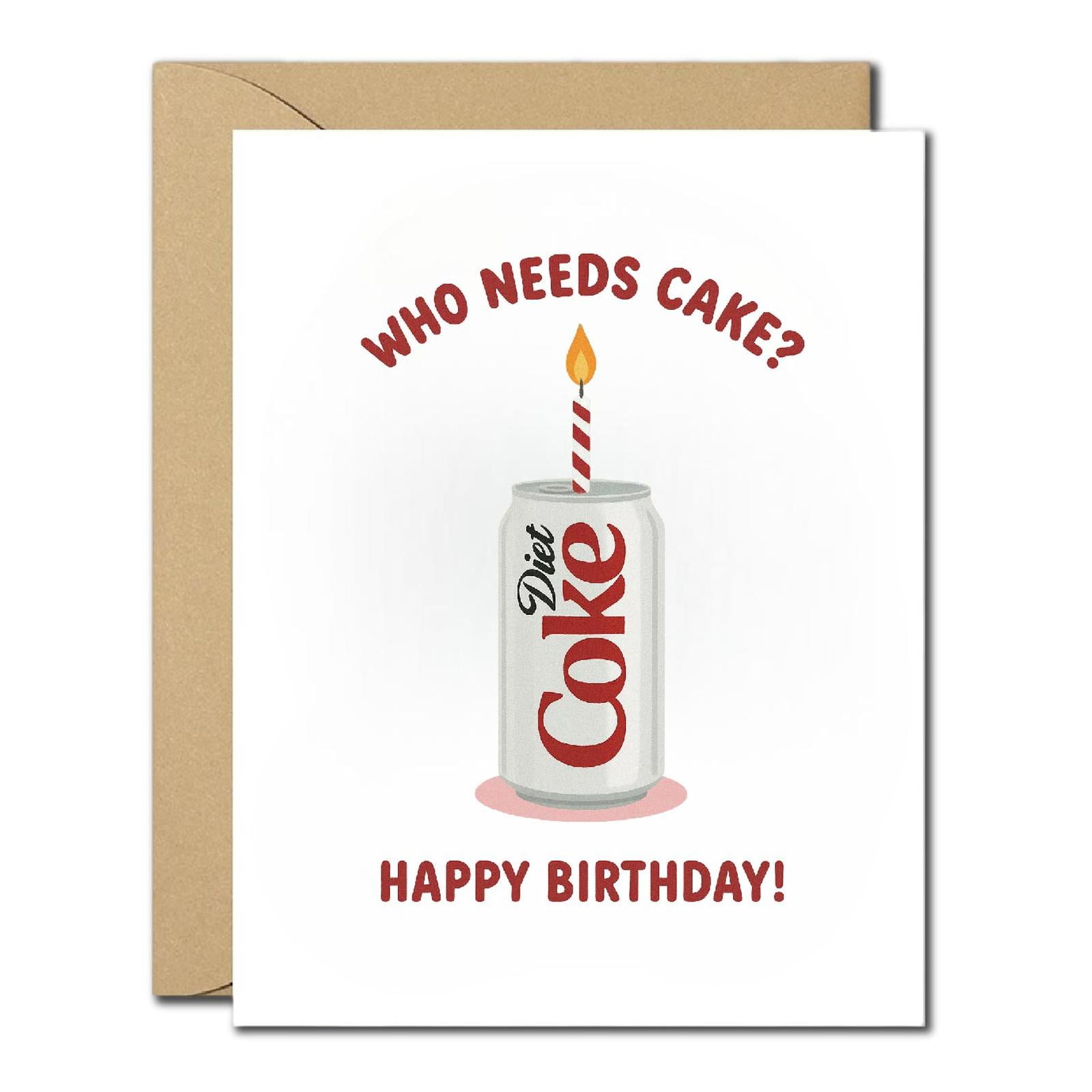 Funny Birthday Cards Pop Culture McDonalds Fountain Soda Love Card
