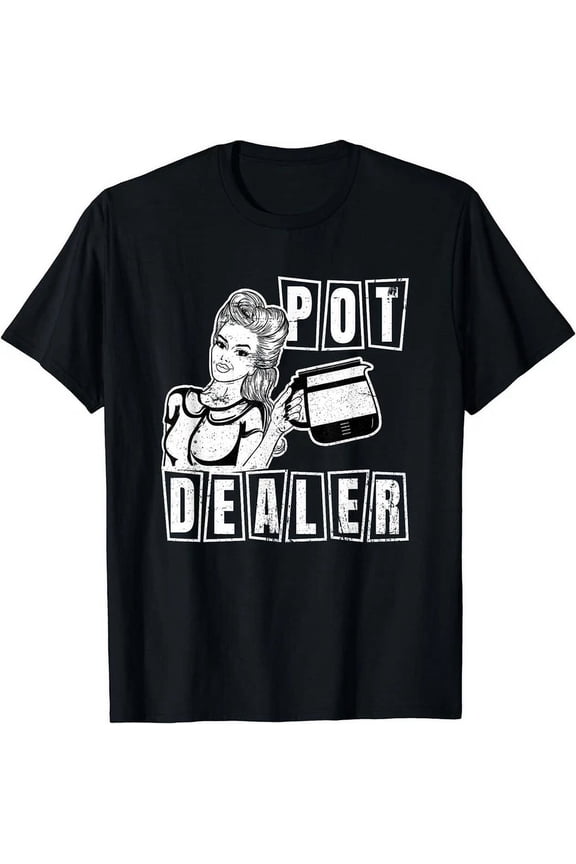 Funny Diner Waitress Retro Server Coffee Design Best T-Shirt Unisex S-5XL Hot Trending Shirt, Vintage Birthday Gift