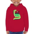 thumbnail image 1 of Funny Dino Lineless Art Hoodie Toddler -Image by Shutterstock,  4 Toddler, 1 of 4