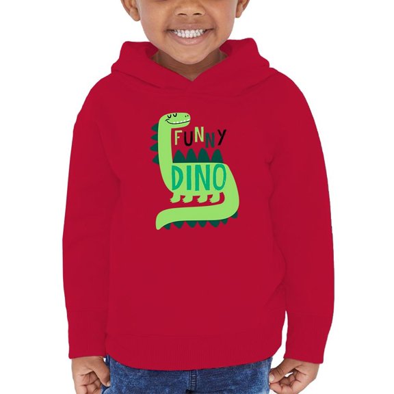 Funny Dino Lineless Art Hoodie Toddler -Image by Shutterstock, 5 Toddler