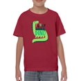 thumbnail image 1 of Funny Dino Lineless Art T-Shirt Juniors -Image by Shutterstock,  Small, 1 of 4