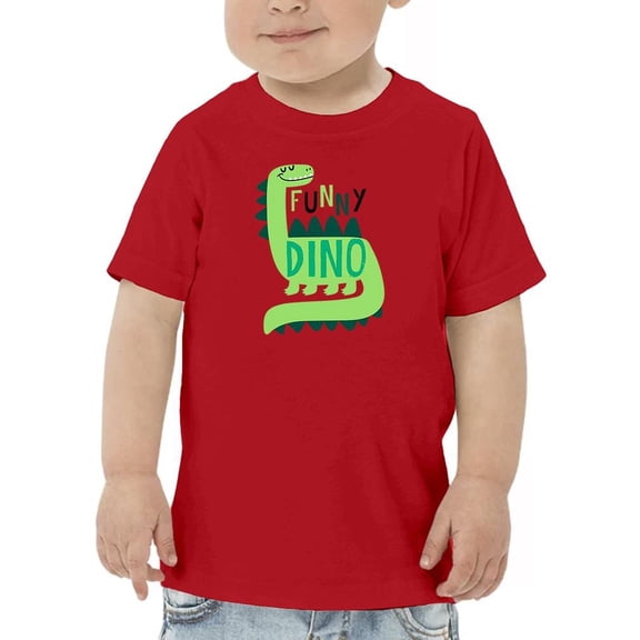 Funny Dino Lineless Art T-Shirt Toddler -Image by Shutterstock, 2 Toddler