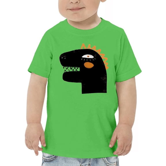 Funny Dino Monster Doodle T-Shirt Toddler -Image by Shutterstock,  2 Toddler