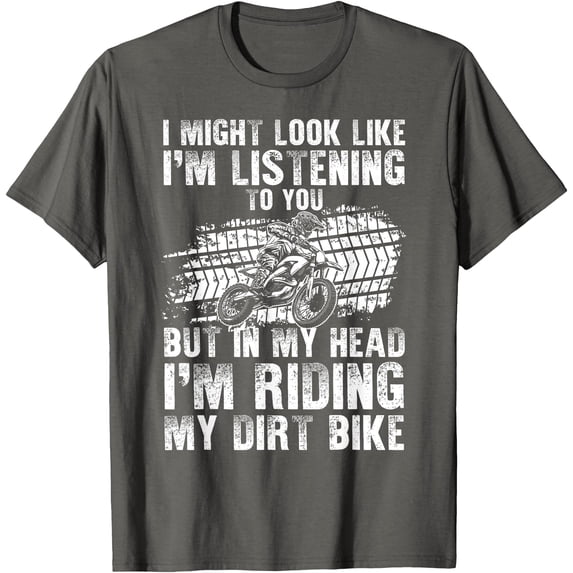Funny Dirt Bike Art Dirtbike Motorcycle Riding Softstyle Unisex T-Shirt,Charcoal Color,Size 3XL