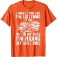 thumbnail image 1 of Funny Dirt Bike Art Dirtbike Motorcycle Riding Softstyle Unisex T-Shirt,Orange Color,Size 4T, 1 of 5