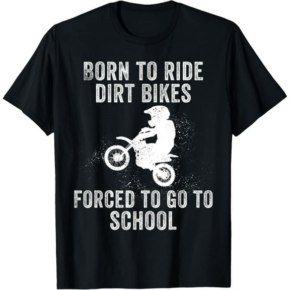 Funny Dirt Bike Art For Boys Girls Motocross Dirt Bike Rider T-Shirt