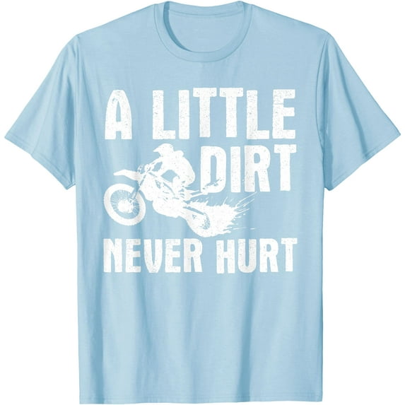 Funny Dirt Bike Motocross Dirtbike Lover Softstyle Unisex T-Shirt,Light Blue Color,Size 5-6T