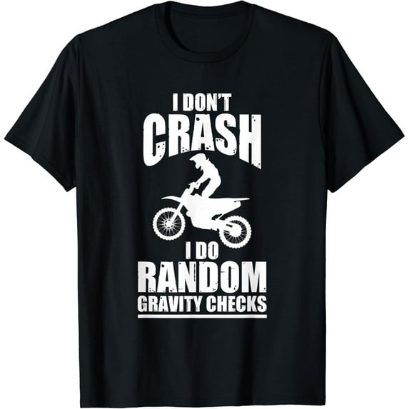 Funny Dirt Bike Novelty Vintage Graphic T-Shirt