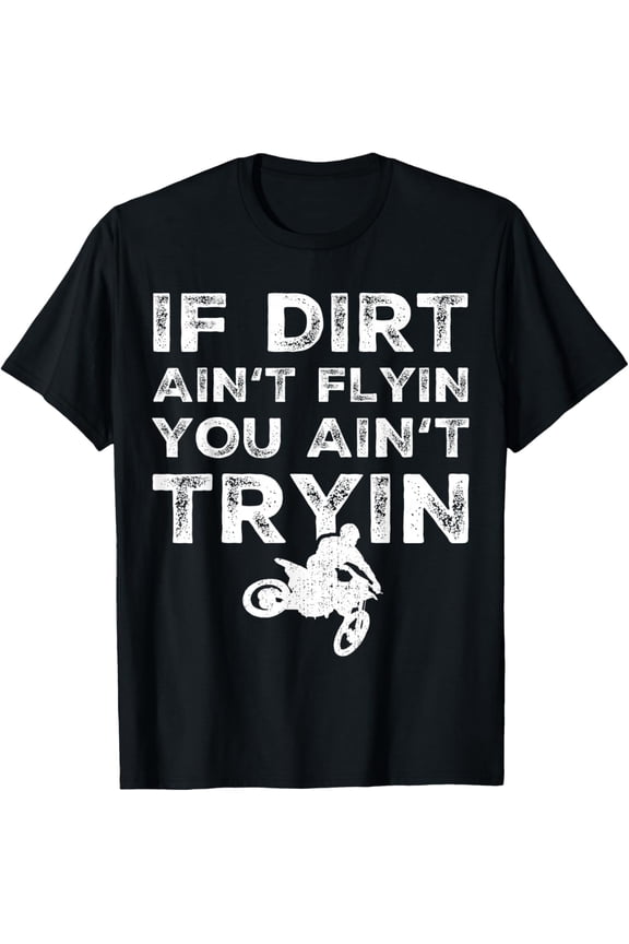 Funny Dirt Bike Riding Motocross Rider Supercross Mens T-Shirt