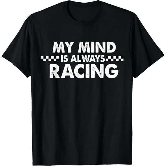Funny Dirt Track Racing Quotes Sprint Car Modified Racing T-Shirt