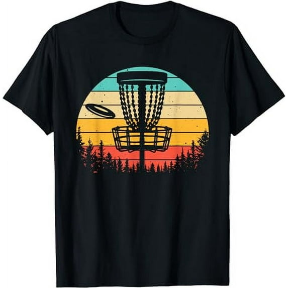 Funny Disc Golf Art For Men Women Vintage Disc Golfer Lovers T-Shirt