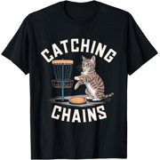 Funny Disc Golf Cat Lover Men Women Disc Golf Player Golfer T-Shirt