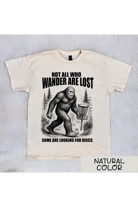 Funny Disc Golf Shirt, Disc Golf Bigfoot T Shirt Disc Golfer Holiday Sweater Christmas Tee, Funny Disc Golf Meme Shirts