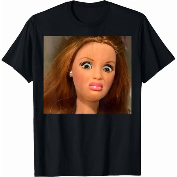 Funny Disgusting Doll Face Hilarious Gift Shirt, Unisex T-Shirt