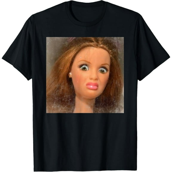 Funny Disgusting Doll face Meme T-Shirt,Full Sizes S-5X