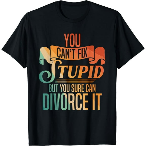 Funny Divorce Art For Men Women Divorced Marriage Divorcee T-Shirt mens t shirt，black，women，funny，misfits，men，journey