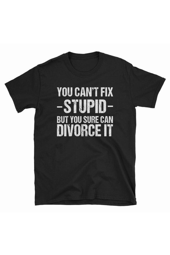 Funny Divorce Shirt Newly Single Gift Breakup Party Humor Graphic Tee,for men and women up to 5XL