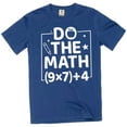 thumbnail image 1 of Funny Do the math Meme T-shirt 6-7 Six Seven 67 popular meme Tee Shirt (X-Large Navy Blue), 1 of 6