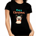 thumbnail image 1 of Funny Dog Christmas Shirts for Women Christmas Tshirt Womens Christmas Pajamas Cute Christmas Gifts, 1 of 6