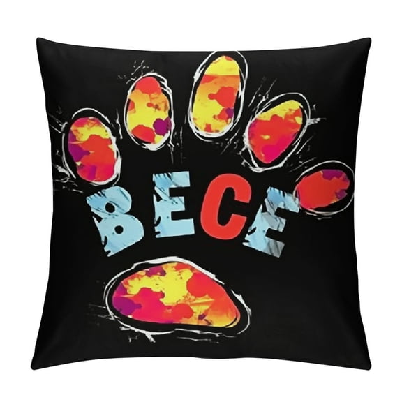 Funny Dog Dad Paw Graphic & More Rescue Dad Paw Funny Pet Lover Owner Throw Pillow,Multicolor