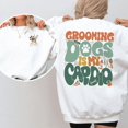 thumbnail image 1 of Funny Dog Groomer Sweatshirt Grooming Dogs Is My Cardio Crewneck Pullover Pet Grooming Gift Unisex Casual Graphic Sweatshirt, 1 of 5