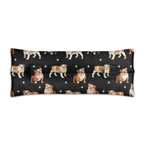 Funny Dog Illustration Seatbelt Pillow - Post Surgery Mastectomy Cushion - Soft Chest Protector After Breast Surgery