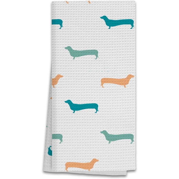 Funny Dog Kitchen Towels, Dog Gifts for Dogs Lovers, Dogs Mom Gifts, Hand Towels for Bathroom, Dish Towels for Kitchen, Bathroom Kitchen Decor, 16x24 Inches