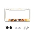 thumbnail image 1 of Funny Dog License Plate Frames for Women Men Car Plate Holder Cover Metal Tag Aluminum Car Accessories Front Rear Plate Decor, 1 of 6