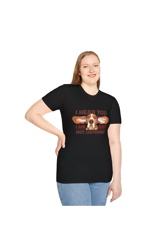 Funny Dog Lovers Ignoring Comedy Graphic Novelty Tees