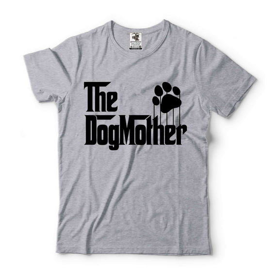 Funny Dog Mom Shirt Dog Mother Gifts Mother's Day Dog Mom Shirt Dog Owner Gifts Pet Lover Gifts (Large Grey)