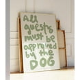 thumbnail image 1 of Funny Dog Print Sage Green Wall Art Dog Owner Gift Puppy Poster Dog Wall Art Funny Dog Quote Art 1 Print Wall Art, Modern Wall Decor, 16x24 UNFRAMED, 1 of 2