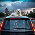 thumbnail image 1 of Funny Dog Rear Wiper Decal with Moving Tail, Cute 3D Puppy Car Windshield Sticker, Waterproof Vinyl Wagging Tail Auto Decoration (8" Height), 1 of 6