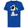 thumbnail image 1 of Funny Dog Yawning Cartoon T-Shirt Men -Image by Shutterstock, Male 3X-Large, 1 of 2