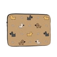 thumbnail image 1 of Funny Dogs Brown 17 inch Portable Laptop Sleeve Compatible with MacBook Air Notebook Computer Case for Men Women College School Students, 1 of 7