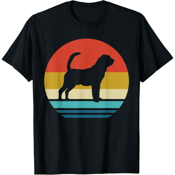 Funny Dogs Vintage Retro Dogs Lovers Tee T-ShirtMen's and women's gift, black and white T-shirt, size: Extra large S-4XL