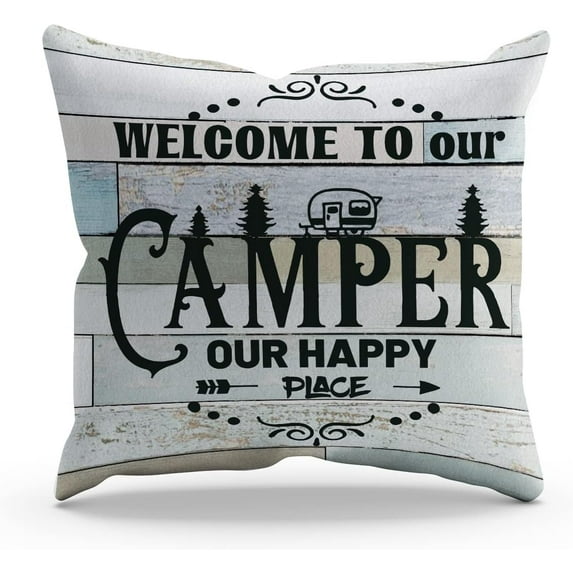 Funny Dogs Welcome People Tolerated Throw Pillow Cover Pillowcase Dog Theme 18x18 Inch Decor for Sofa Bed Couch,Gifts for Housewarming,Dog Lovers Dog Owners Dog Mom Gifts