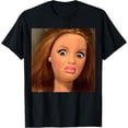 thumbnail image 1 of Funny Doll Face Meme Expression Hilarious Sarcastic T-Shirt, 1 of 2