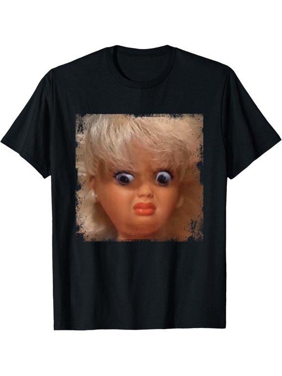 Funny Doll Face Meme T-Shirt unisex T-Shirt