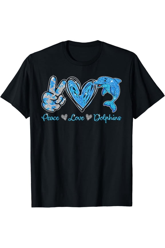 Funny Dolphin Lover Gifts T-Shirt mens t shirt，black，women，funny，misfits，men，journey