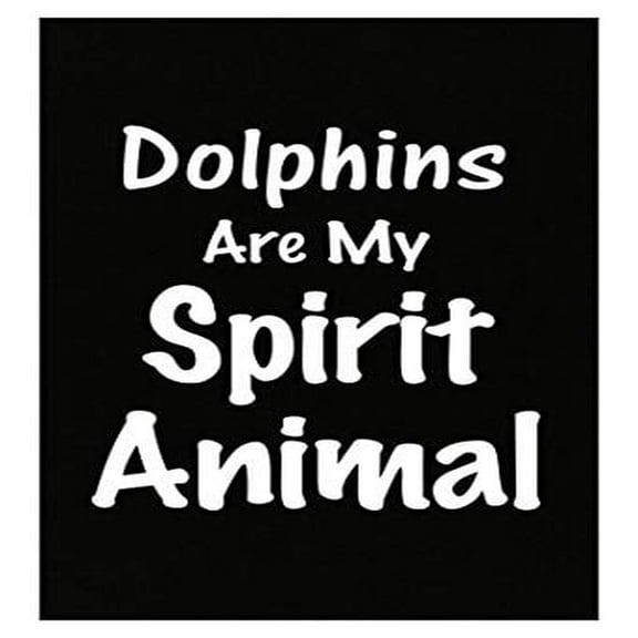 Dolphin Spirit Animal Poster - Wall Decor Gift