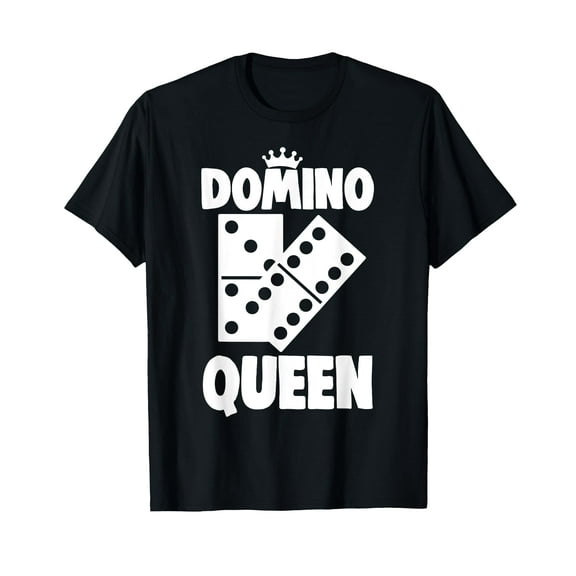 Funny Domino Queen Tee Shirts Women Dominos Lovers Gifts T-Shirt